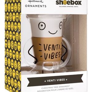 New Venti Vibes Coffee Cup Hallmark Shoebox Christmas Ornament Holiday